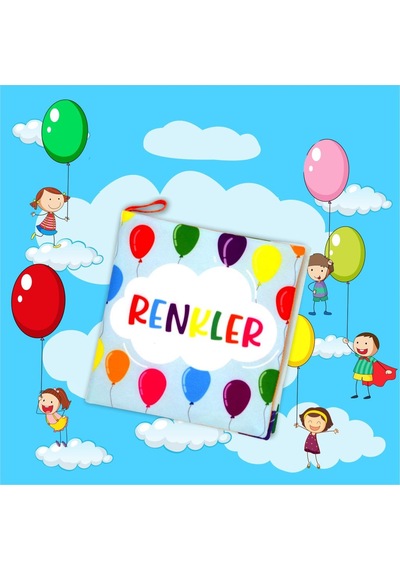 Tox Renkler Kumaş Sessiz Kitap T135 - Bez Kitap , Eğitici Oyuncak , Yumuşak Ve Hışırtılı