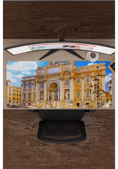 Roma İtalya V5 90x40 Xxl Gaming Kauçuk Kaymaz Taban Mouse Pad Fare Altlığı
