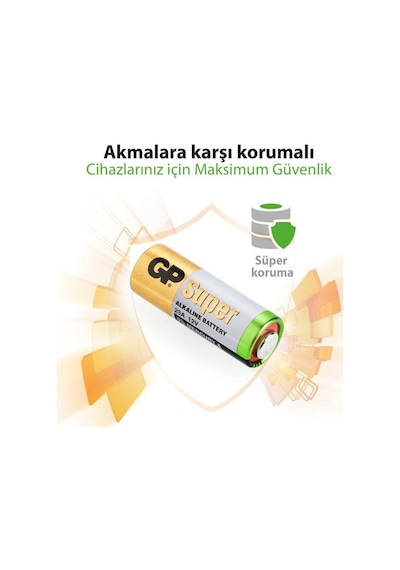 Gp 23a Alkalin Kartela Pil 12v 5 Li Paket Pil Kumanda Çakmak 23a - Mn21 - A23 - V23ga - 23ae
