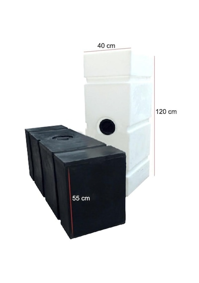 Shuıvan Karavan Su Deposu 275 Litre 120x40x55cm-393