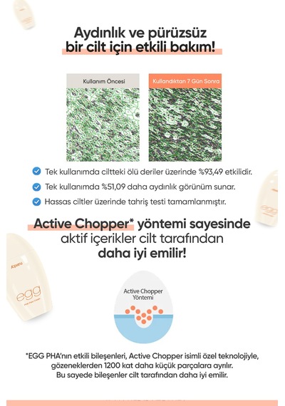 Cilde Aydınlık Ve Pürüzsüz Görünüm Kazandıran Gözenek Karşıtı Krem A'pıeu Egg Pha Pore Cream