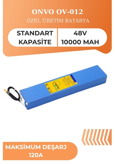 Ov-012 48v 10ah Batarya Powerxtra Hücreli 12c Değerli Özel Üretim Scooter Bataryası