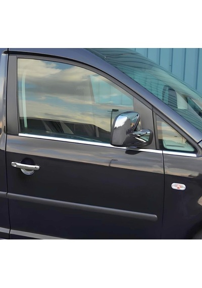 Ebal Otomotiv VW Caddy Krom Cam Çıtası 4 Prç. 2004-2015 P. ÇeLİK