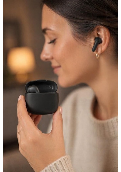 Özel Üretim Akıllı İletişim Cihaz Bluetooth Kulaklık Kulak İçi Tws G70 Mavi