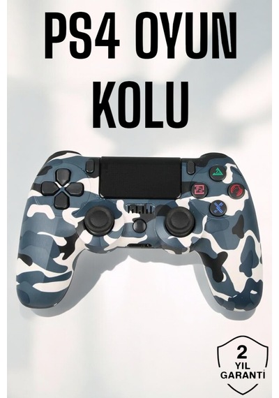 Ps4 Oyun Kolu Kamuflaj Desenli Joystick Çok Renkli