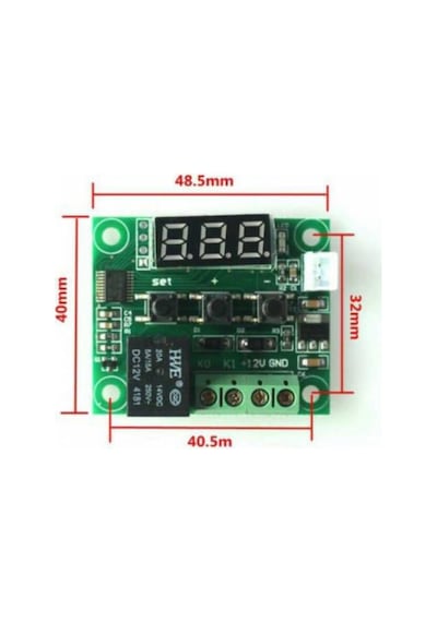 W 1209 Dijital Termostat 12V 8 Mönülü Akvaryum,Kuluçka Vb. N11.4106 W 1209 Dijital Termostat 12V 8 Mönülü Akvaryum,Kuluçka Vb. N11.4106
