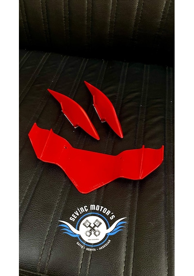Cf Moto Nk250 Winglet Kanat Set Kırmızı
