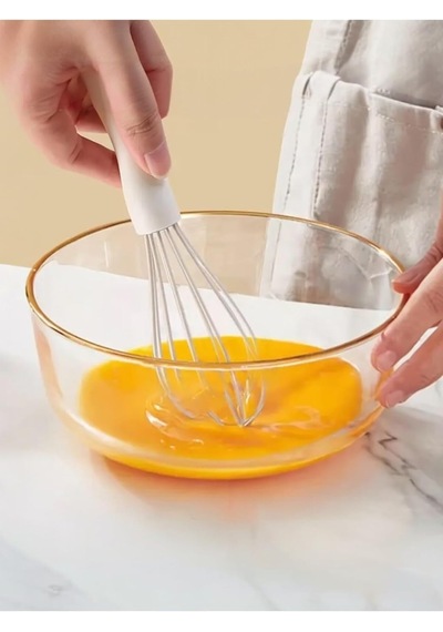 2'li Silikon Çırpıcı Seti, 25cm-21cm, Somon Diğer