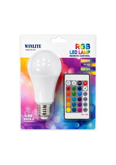 Storeşahin 9 W Kumandalı Rgb Led Ampul Shn0720