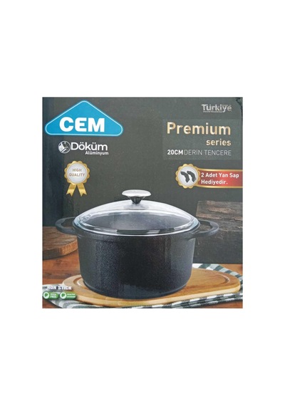 Cem Premıum Döküm Tencere 20 Cm Genel