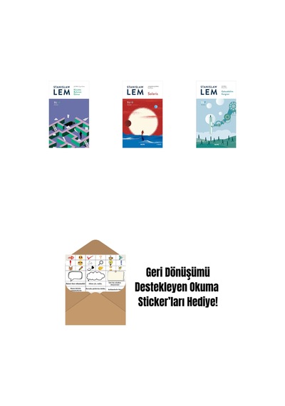 Küvette Bulunan Günce Sl14 + Solaris Sl10 + Gelecekbilim Kongresi Sl7 + Okuma Sticker'ları