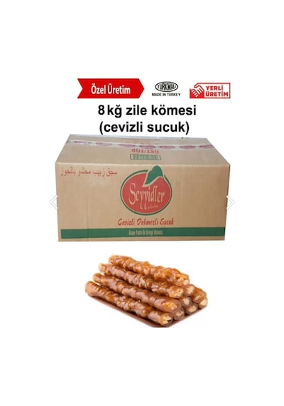 8 Kğ Zile Kömesi Cevizli Sucuk