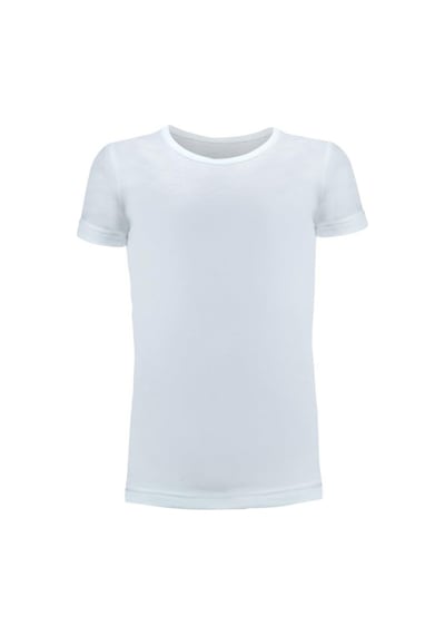 Blackspade 9299 Unisex Kids Beyaz Sıfır Yaka Kısa Kol Thermal