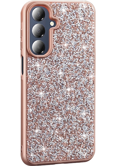 Samsung Galaxy A26 Uyumlu Kılıf Parlak Taşlı Tasarım Pırlanta Kapak