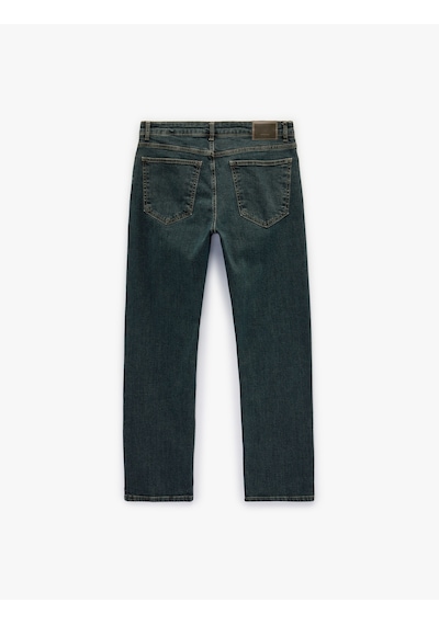 Koton Pamuklu Düz Paça Normal Bel Straight Fit Jean Pantolon - Mark Jean Petrol 7wam40130nd Koton Pamuklu Düz Paça Normal Bel Straight Fit Jean Pantolon - Mark Jean Petrol 7wam40130nd