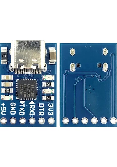 Cp2102 Usb To Rs232 Ttl Uart Çevirici Modül Type C Usb Seri Port Haberleşme Mcu Uydu Alıcı Dvd Gsm