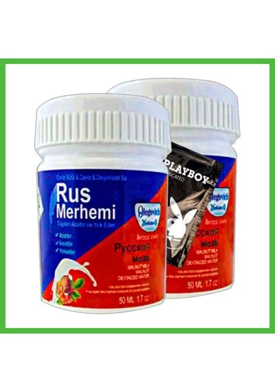 Vaveni Süper Playboy Blue Rus Merhemi 2 Tane 50 Ml Tüy Dökücü Krem + Yanında Jel Arz