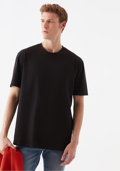 Mavi Kısa Kol Erkek T-shirt Siyah 066249-900 Siyah