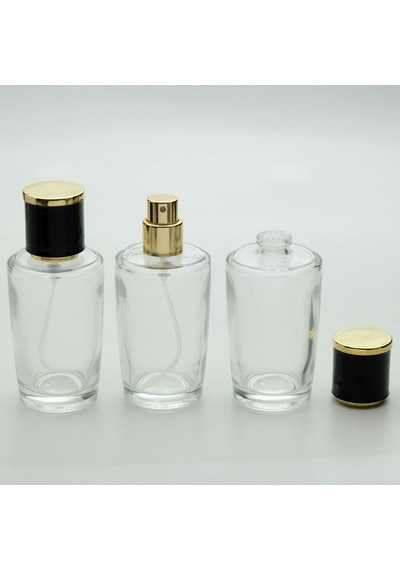 Parfüm Şişesi 50 Ml 2 Adet Konik Silindir Şişe Kolay Kapama