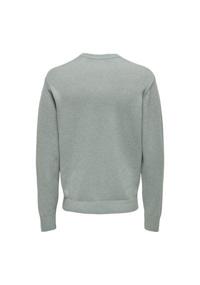 Only & Sons Onsleon Lıfe Reg 12 Pbt Crew Knıt Erkek Yeşil Kazak - 22030507