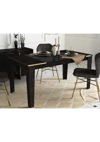 Dekorister Exclusive Veyron Yemek Masası Rebab-Mermer