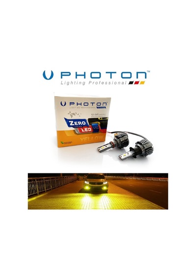 H3 Led Xenon Oto Ampul Photon Zero Fansız Sarı