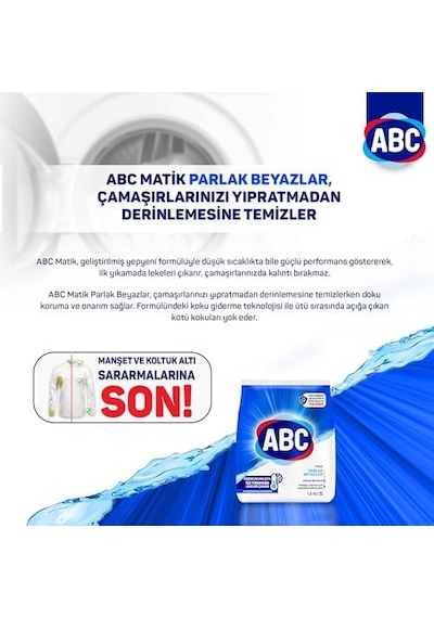 Abc Deterjan Matik Parlak Beyazlar 1,5 Kg