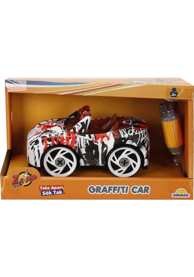 Zap Sök-tak Grafitti Araba Beyaz