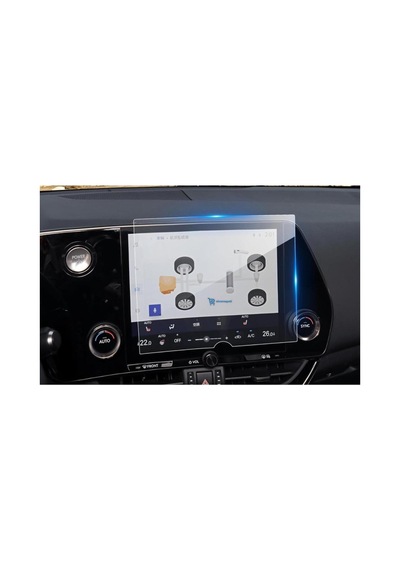 Lexus Lbx Uyumlu 9.8 İnç Multimedya Araç Ekran Koruyucu Şeffaf 9h Nano Kırılmaz