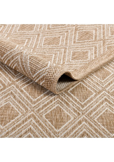 Avanos Modern Sisal Jüt Toz Vermez Balkon Bahçe Mutfak Dokuma Halı Kilim Bej