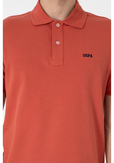 U.S. Polo Assn. Erkek Regular Fit Polo Yaka Pudra Basic Tişört 50306007-VR042