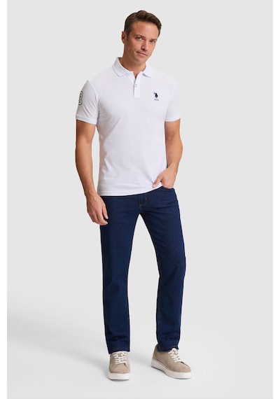 U.s. Polo Assn. Erkek Beyaz Tişört Basic 50326920-vr013