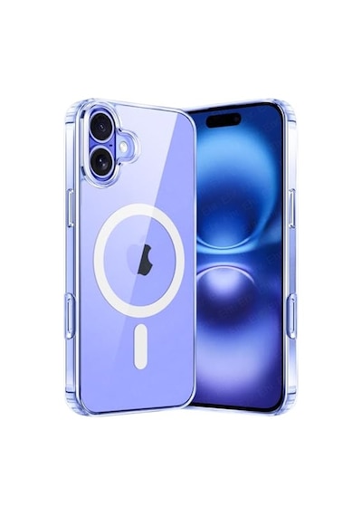 İphone 16 Uyumlu Kamera Korumalı Magsafe Wireless Şarj Özellikli Şeffaf Kılıf Şeffaf, İphone 16 Diğer