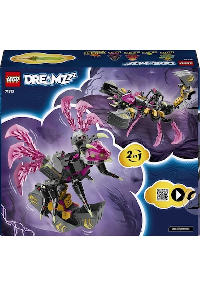 LEGO® DREAMZzz™ Kabus Akrep Kazıcı 71513 – 7 Yaş ve Üzeri Çocuklar için 3 Minifigür İçeren Yaratıcı Oyuncak Yapım Seti (505 Parça)