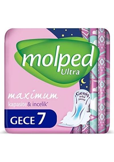 Molped Ultra Hijyenik Ped Gece 7 Adet