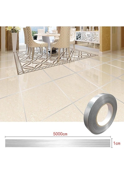 1 Cm 50 Mt Tuvalet Mutfak Banyo Fayans Mermer Arası Şerit Bant Gü