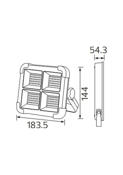 Horoz Turbo 200w Taşınabilir Solar Şarjlı Led Prejektör 3000k-4000k-6400k Fonksiyonlu Çok Renkli