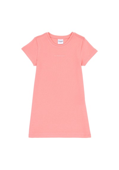 U.S. Polo Assn. Kız Çocuk Pembe Bisiklet Yaka Kısa Kol İnterlok Basic Örme Elbise 50306277-VR041 U.S. Polo Assn. Kız Çocuk Pembe Bisiklet Yaka Kısa Kol İnterlok Basic Örme Elbise 50306277-VR041