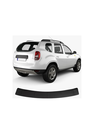 Dacia Duster 2010-2017 Uyumlu Arka Tampon Eşiği Koruma Abs Parlak Siyah