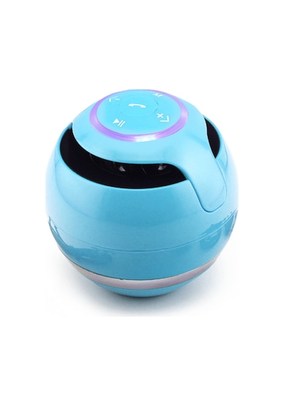 Yaozixa Mavi Taşınabilir Bluetooth Hoparlör, 7 Renkli Led Işıklı, Fm Radyo, Usb/aux Destekli, Mikrofonlu Dış Mekan Ses Sistemi
