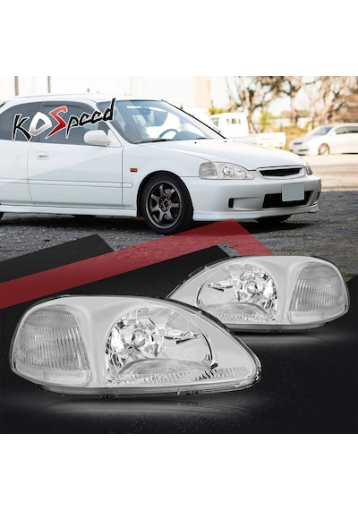 Honda Civic 1999-2000-2001 H.b Sedan Krom Oem Far