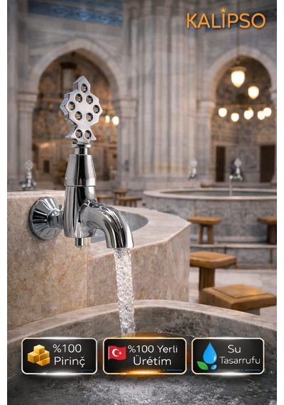 Kalipso Osmanlı Hamam Musluğu Krom
