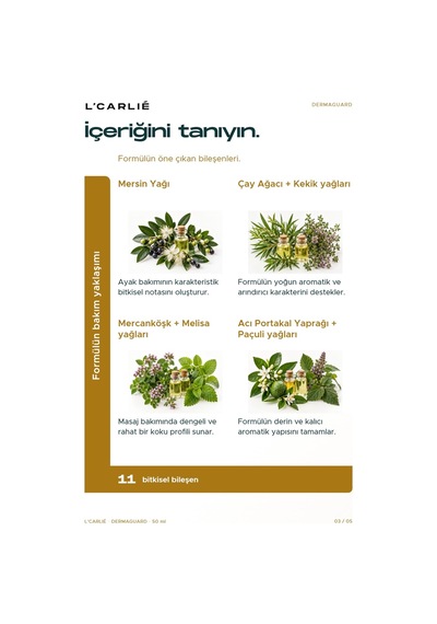 L'carlıe Dermaguard Ayak Ve Tırnak Bakım Kremi 50 Ml