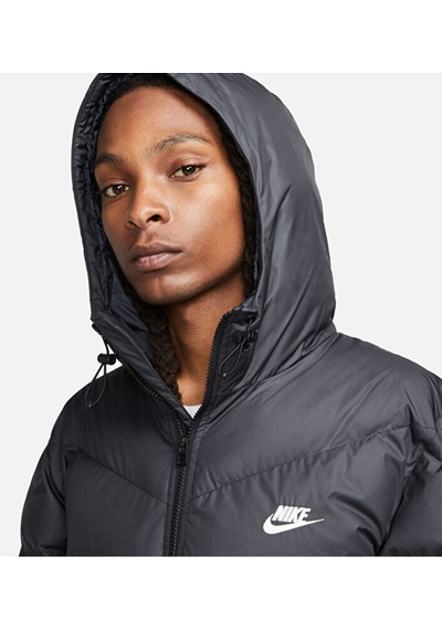 Erkek Günlük Mont Windrunner Primaloft Fb8189-010 Siyah Siyah