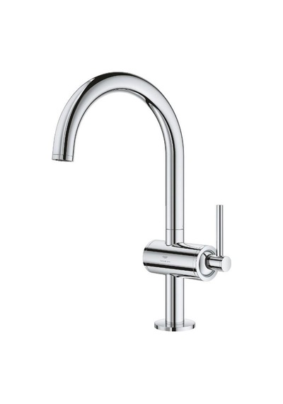 Grohe Atrio Tek Kumandalı Lavabo Bataryası 1/2" L-Boyut - 24362000 Gümüş