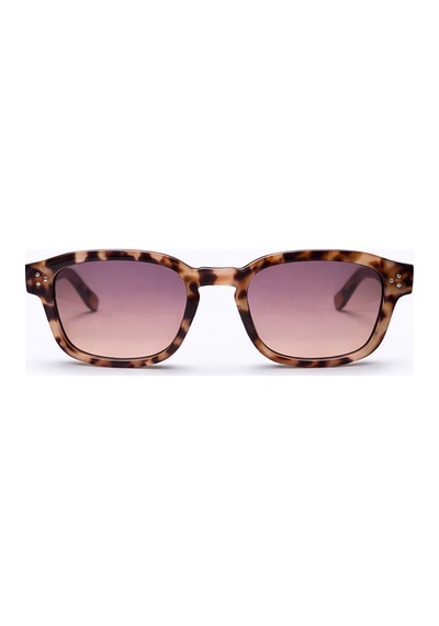 Narkel Pembe Cam Leopar Desenli Retro Kare Kemik Çerçeve Unisex Uv400 Vintage Retro Güneş Gözlüğü