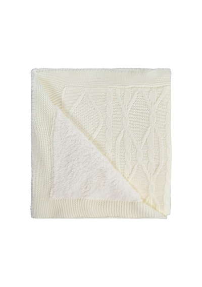 Civil Baby Karışık Desenli Velsoftlu Battaniye - Ekru