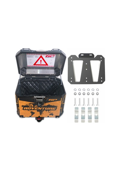 Gp Kompozit Dsn03 Universal 37 Lt Desenli Alüminyum Motosiklet Çantası Diğer