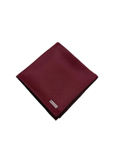 Vakko Jakarlı İpek Eşarp - Helezon Monogram - Bordo