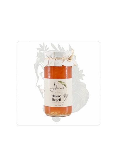 Alaçatı Naturel Havuç Reçeli